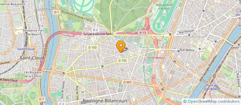 localisation de l'entreprise SCI BIGFISHFAMILY à BOULOGNE BILLANCOURT