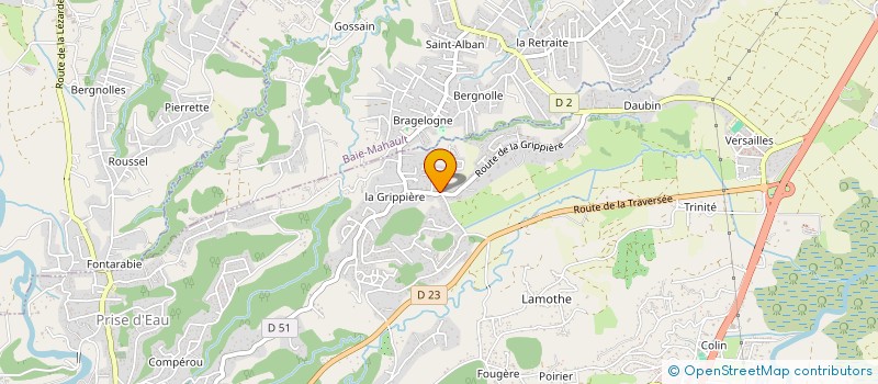 localisation de l'entreprise SCI BIGLETTE à PETIT-BOURG
