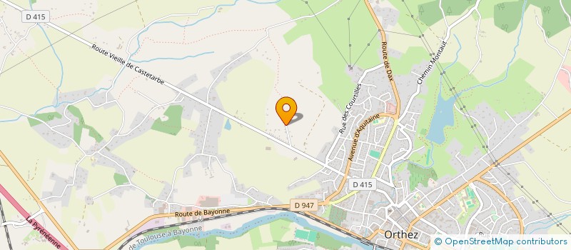 localisation de l'entreprise SCI BIGNAU  ORTHEZ