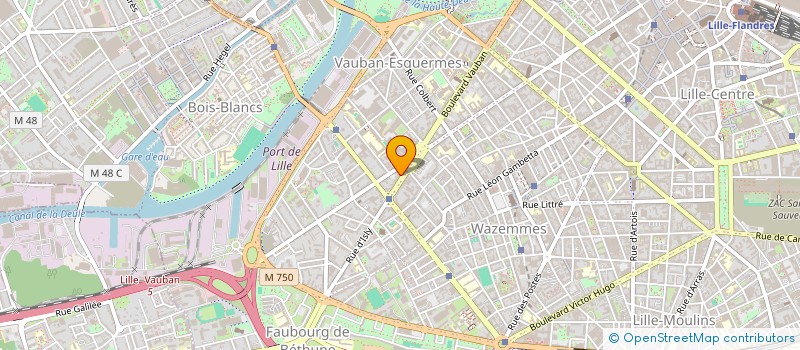 localisation de l'entreprise SCI BIGO DANEL à LILLE