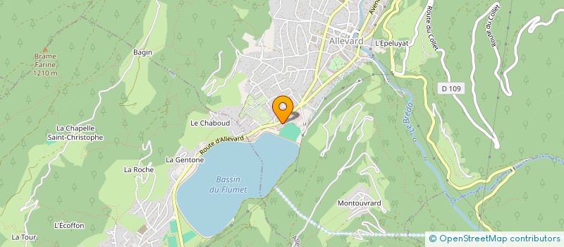 localisation de l'entreprise SCI BIGONI-LYAUDET  ALLEVARD