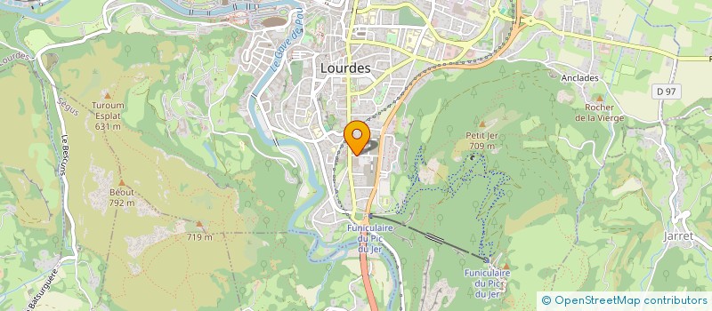 localisation de l'entreprise SCI BIGORRE PICARDIE  LOURDES