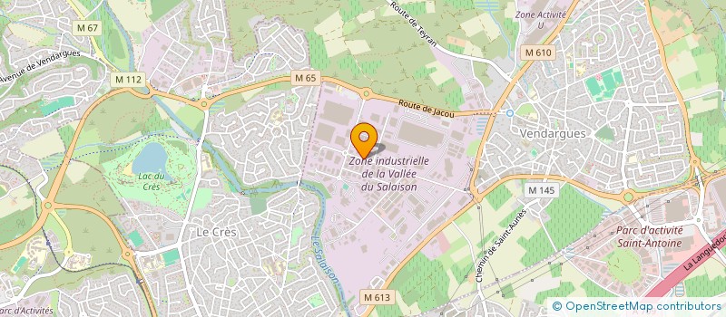 localisation de l'entreprise SCI BIGOS à VENDARGUES