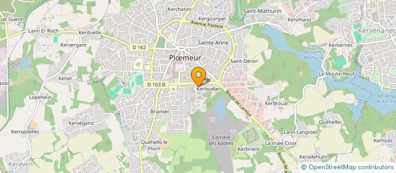 localisation de l'entreprise SCI BIGOUDENT à PLOEMEUR