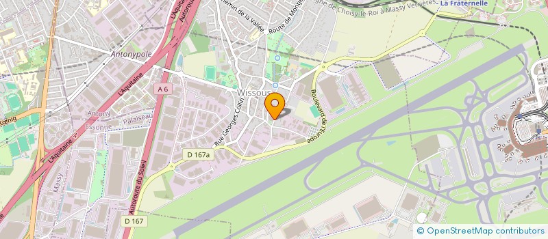 localisation de l'entreprise SCI BIGOURDAN à WISSOUS