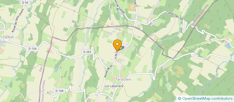 localisation de l'entreprise SCI BIGOURDANNE  BORDERES SUR L'ECHEZ