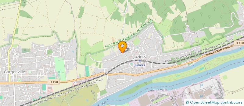 localisation de l'entreprise SCI BIHANIC à JUZIERS