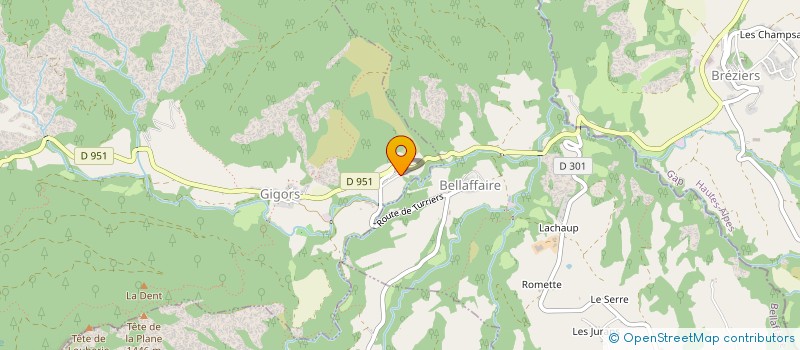 localisation de l'entreprise SCI BIHI  GIGORS