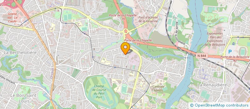 localisation de l'entreprise SCI BIHOUEE - MARIN  NANTES
