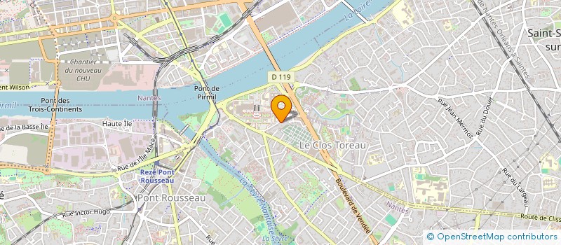 localisation de l'entreprise SCI BIHOUIS FRERES à NANTES