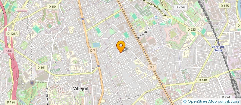 localisation de l'entreprise SCI BIHOUR-MAAREK  VITRY-SUR-SEINE