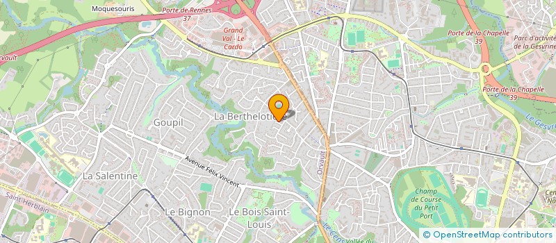 localisation de l'entreprise SCI BIJ à ORVAULT