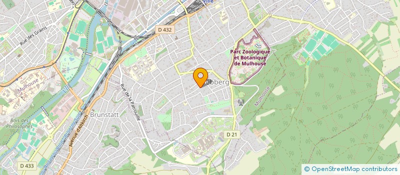 localisation de l'entreprise SCI BIJOU  MULHOUSE