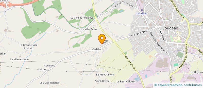 localisation de l'entreprise SCI BIJOU à LOUDEAC