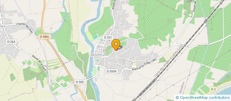localisation de l'entreprise SCI BIJOUTIERS REPUBLIQUE  MONTFRIN
