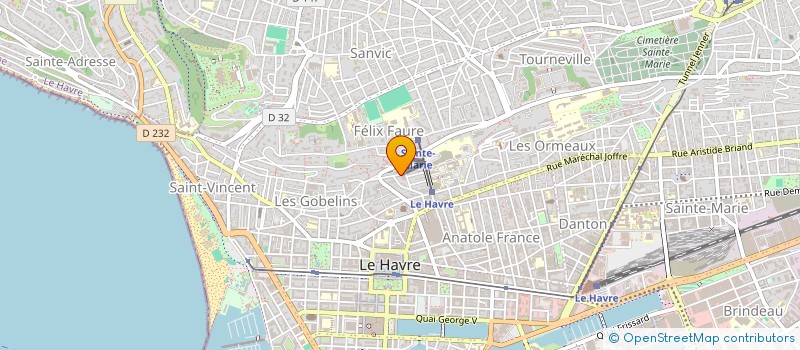 localisation de l'entreprise SCI BIJOUX à LE HAVRE