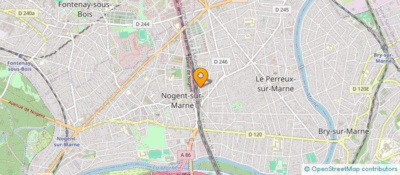 localisation de l'entreprise SCI BIK  LE PERREUX-SUR-MARNE