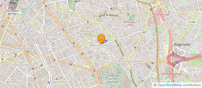 localisation de l'entreprise SCI BIKETT  PARIS