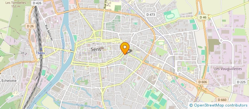 localisation de l'entreprise SCI BIL à SENS