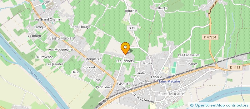 localisation de l'entreprise SCI BIL  SAINT-MAIXANT