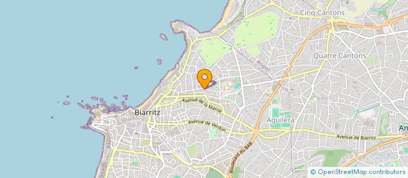 localisation de l'entreprise SCI BILAKAERA à BIARRITZ