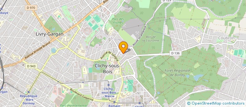 localisation de l'entreprise SCI BILAL à CLICHY-SOUS-BOIS