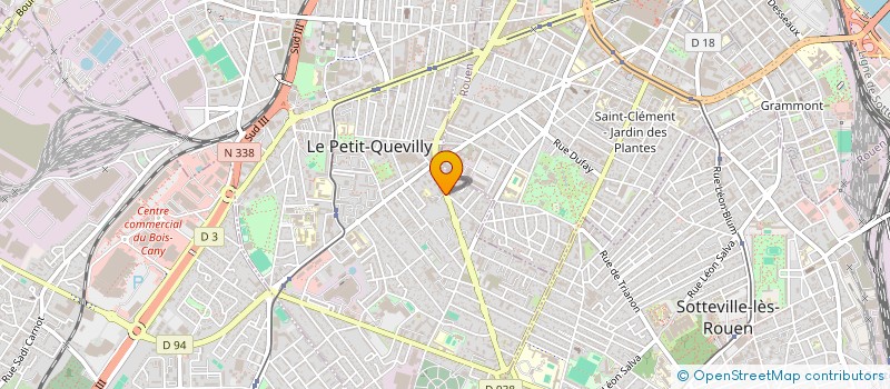 localisation de l'entreprise SCI BILALE à LE PETIT-QUEVILLY