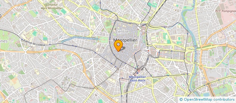 localisation de l'entreprise SCI BILANCIA  MONTPELLIER