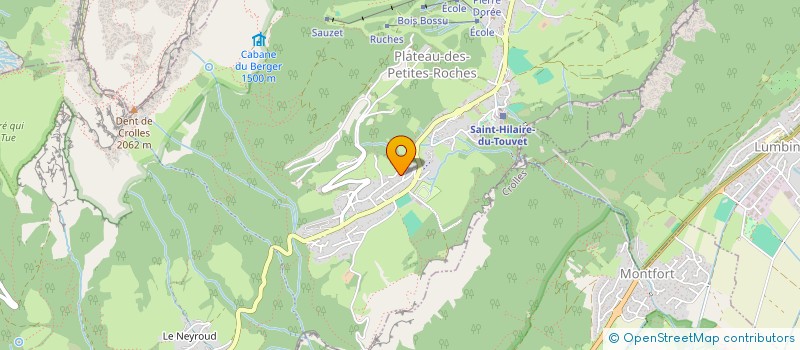 localisation de l'entreprise SCI BILANE  PLATEAU-DES-PETITES-ROCHES