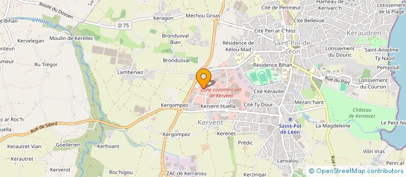 localisation de l'entreprise SCI BILBO  SAINT-POL-DE-LEON