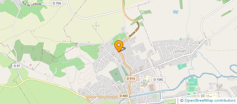 localisation de l'entreprise SCI BILBOQUET  LUNEVILLE