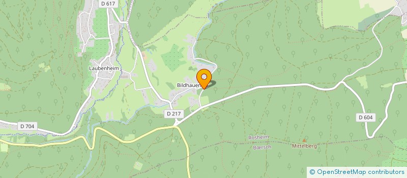 localisation de l'entreprise SCI BILDHAUERHOF  ROSHEIM