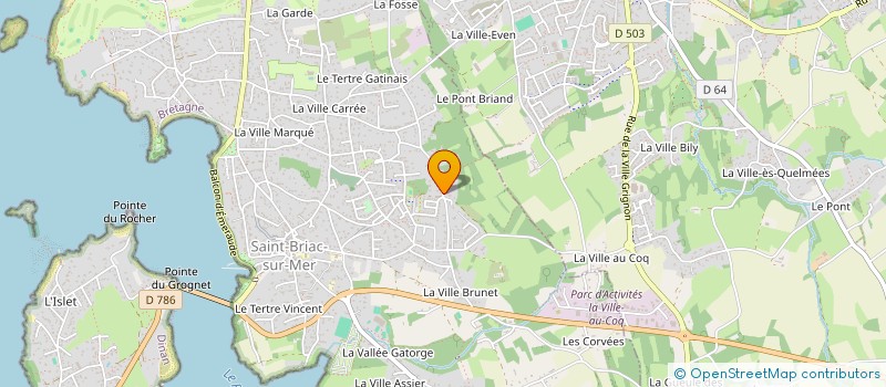 localisation de l'entreprise SCI BILE  SAINT-BRIAC-SUR-MER