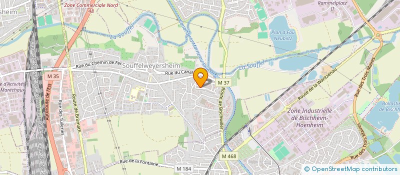 localisation de l'entreprise SCI BILFASO  SOUFFELWEYERSHEIM
