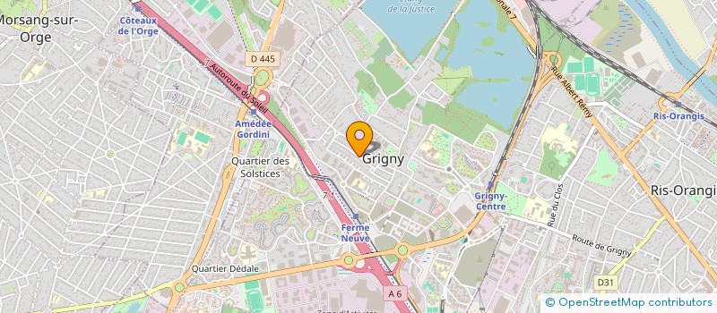 localisation de l'entreprise SCI BILGE  GRIGNY