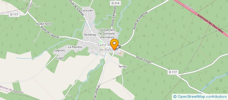 localisation de l'entreprise SCI BILI  LANDIRAS