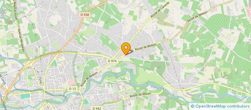 localisation de l'entreprise SCI BILIMMO  CARPENTRAS