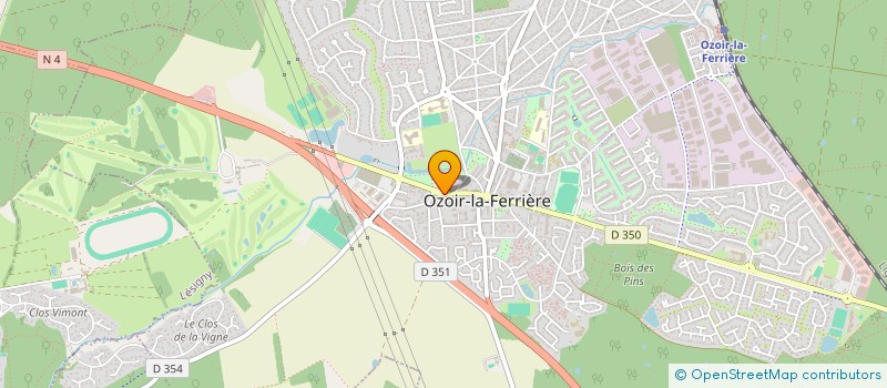 localisation de l'entreprise SCI BILITYS à OZOIR-LA-FERRIERE
