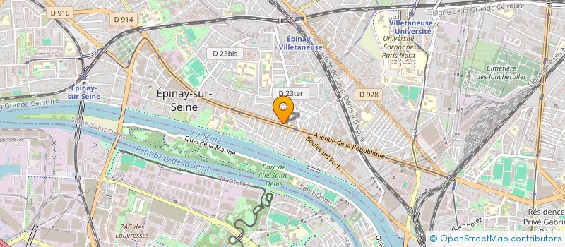localisation de l'entreprise SCI BILKA à EPINAY-SUR-SEINE