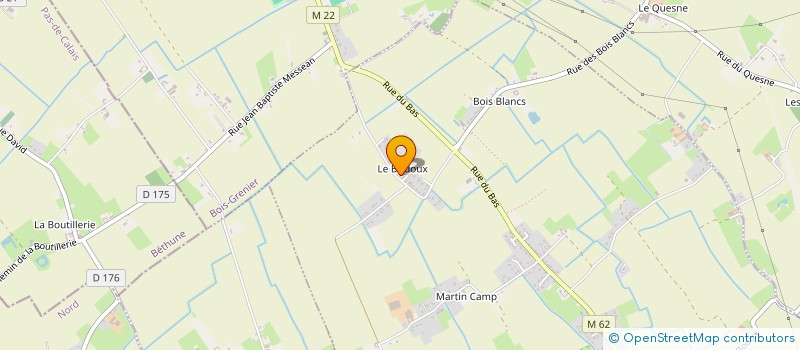 localisation de l'entreprise SCI BILKE SLOMIANY  RADINGHEM-EN-WEPPES