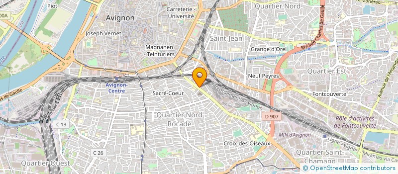 localisation de l'entreprise SCI BILL  AVIGNON