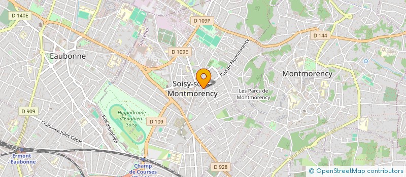 localisation de l'entreprise SCI BILL  SOISY-SOUS-MONTMORENCY