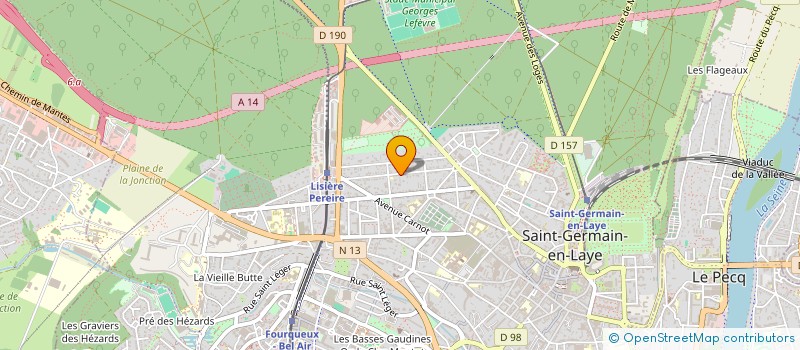 localisation de l'entreprise SCI BILLANCOURT MEDIA  SAINT-GERMAIN-EN-LAYE