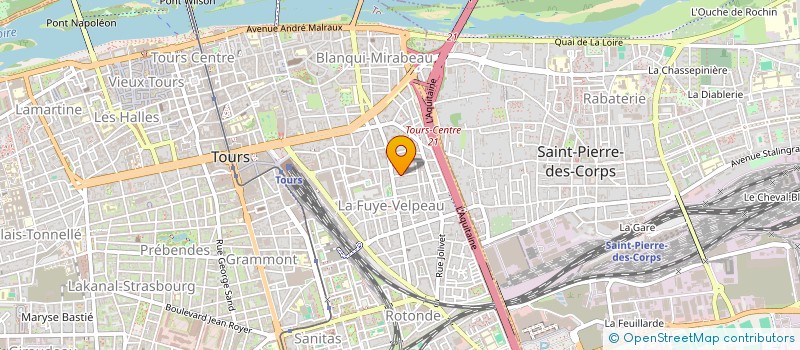 localisation de l'entreprise SCI BILLARD  TOURS