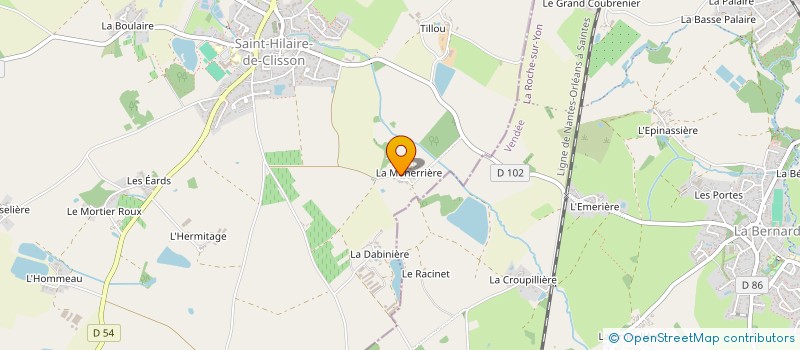 localisation de l'entreprise SCI BILLARD  SAINT-HILAIRE-DE-CLISSON