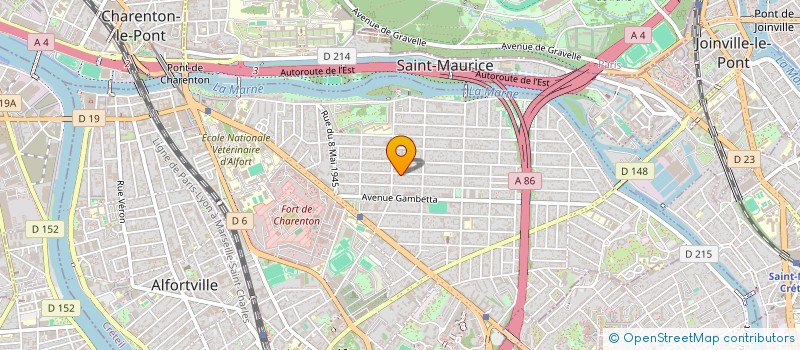 localisation de l'entreprise SCI BILLARD SEREAU  MAISONS-ALFORT