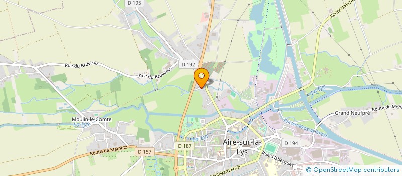 localisation de l'entreprise SCI BILLAUD  NORRENT-FONTES