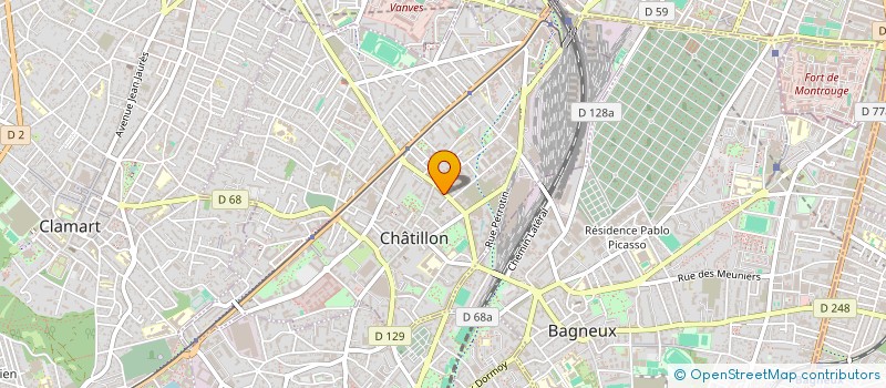 localisation de l'entreprise SCI BILLAULT FAMILY  CHATILLON