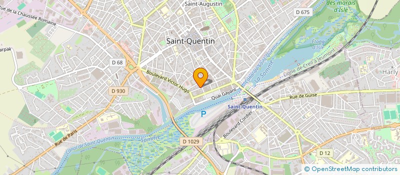 localisation de l'entreprise SCI BILLEMONT à SAINT-QUENTIN