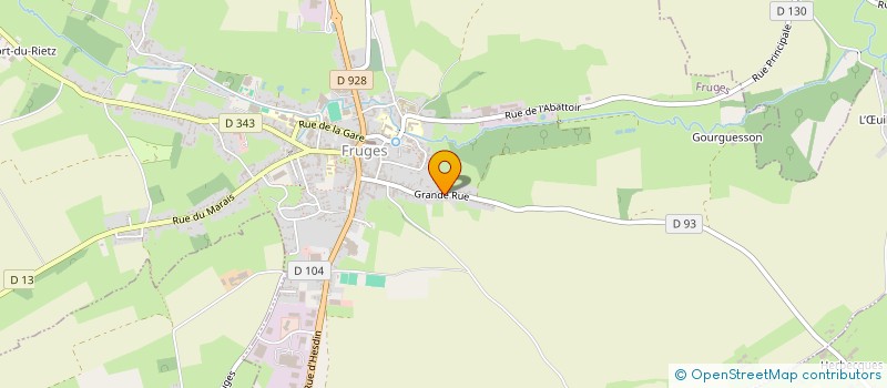 localisation de l'entreprise SCI BILLET  FRUGES